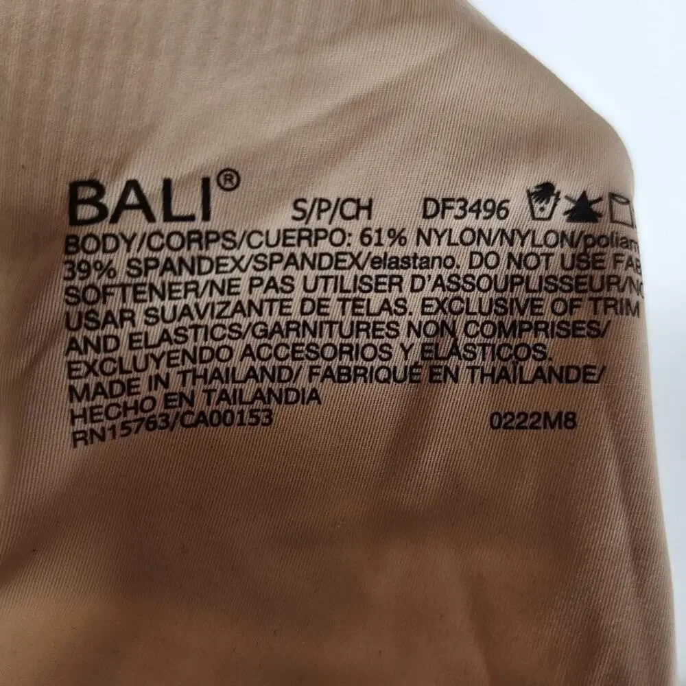 Bali T-Shirt Bra Size Small Beige No Padding Bra No Wire